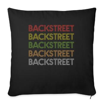 Backstreet - Housse de coussin décorative 45 x 45 cm - noir - Devant