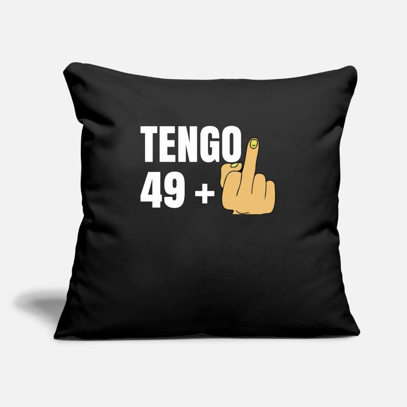 I am 50 years old Sofa pillowcase 17,3'' x 17,3'' (45 x 45 cm)