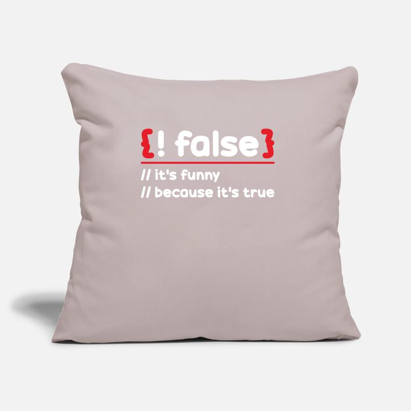 Programmeur Programmation Logiciel Codage Codeur Housse de coussin décorative 45 x 45 cm
