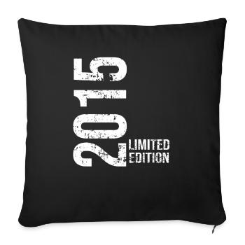 Limitierte Auflage von 2015 - Sofakissenbezug 45 x 45 cm - Schwarz - Vorne