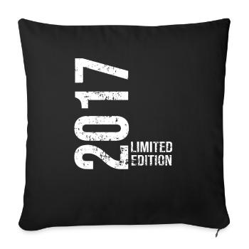 Limitierte Auflage von 2017 - Sofakissenbezug 45 x 45 cm - Schwarz - Vorne