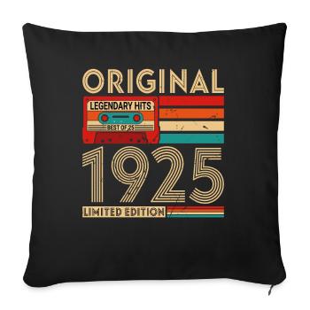 Original legendary hits Best of 1925 - Sofa pillowcase 17,3'' x 17,3'' (45 x 45 cm) - black - Front