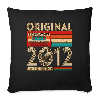 Original legendary hits Best of 2012 - Sofa pillowcase 17,3'' x 17,3'' (45 x 45 cm) - black - Front