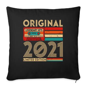 Succès Légendaires Originaux Le Meilleur De 2021 - Housse de coussin décorative 45 x 45 cm - noir - Devant