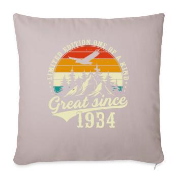 One of a kind since 1934 - Sofa pillowcase 17,3'' x 17,3'' (45 x 45 cm) - light taupe - Front