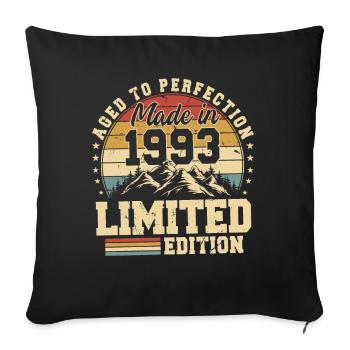 Unique En Son Genre Depuis 1993 - Housse de coussin décorative 45 x 45 cm - noir - Devant