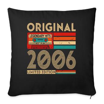 Original legendary hits Best of 2006 - Sofa pillowcase 17,3'' x 17,3'' (45 x 45 cm) - black - Front