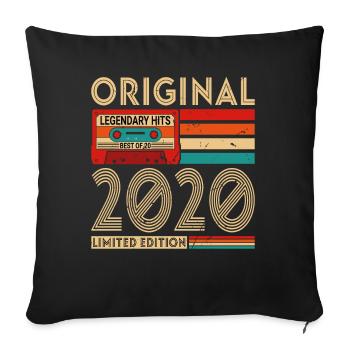 Original legendary hits Best of 2020 - Sofa pillowcase 17,3'' x 17,3'' (45 x 45 cm) - black - Front