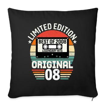 Édition Limitée Du Meilleur De L'original De 2008 - Housse de coussin décorative 45 x 45 cm - noir - Devant