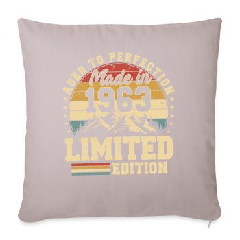 One of a kind since 1963 - Sofa pillowcase 17,3'' x 17,3'' (45 x 45 cm) - light taupe - Front