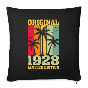 Édition Originale Limitée De 1928 - Housse de coussin décorative 45 x 45 cm - noir - Devant