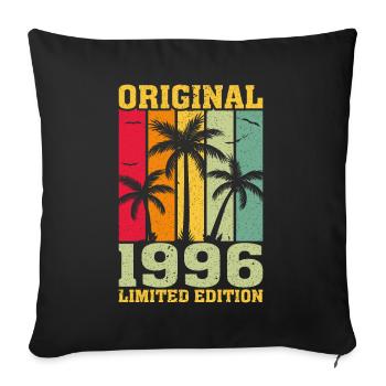 Original limitierte Auflage von 1996 - Sofakissenbezug 45 x 45 cm - Schwarz - Vorne