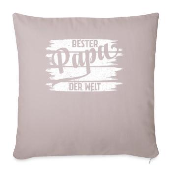 Bester Papa Der Welt - Sofakissenbezug 45 x 45 cm - helles Taupe - Vorne