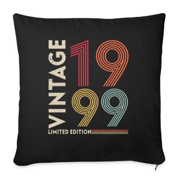 Légendaire depuis 1999 - Housse de coussin décorative 45 x 45 cm - noir - Devant