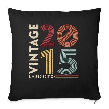 Old School 2015 - Sofa pillowcase 17,3'' x 17,3'' (45 x 45 cm) - black - Front