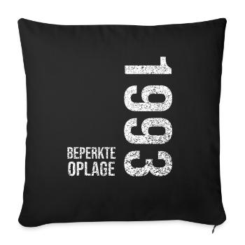 Legends are born in 1993 - Sofa pillowcase 17,3'' x 17,3'' (45 x 45 cm) - black - Front