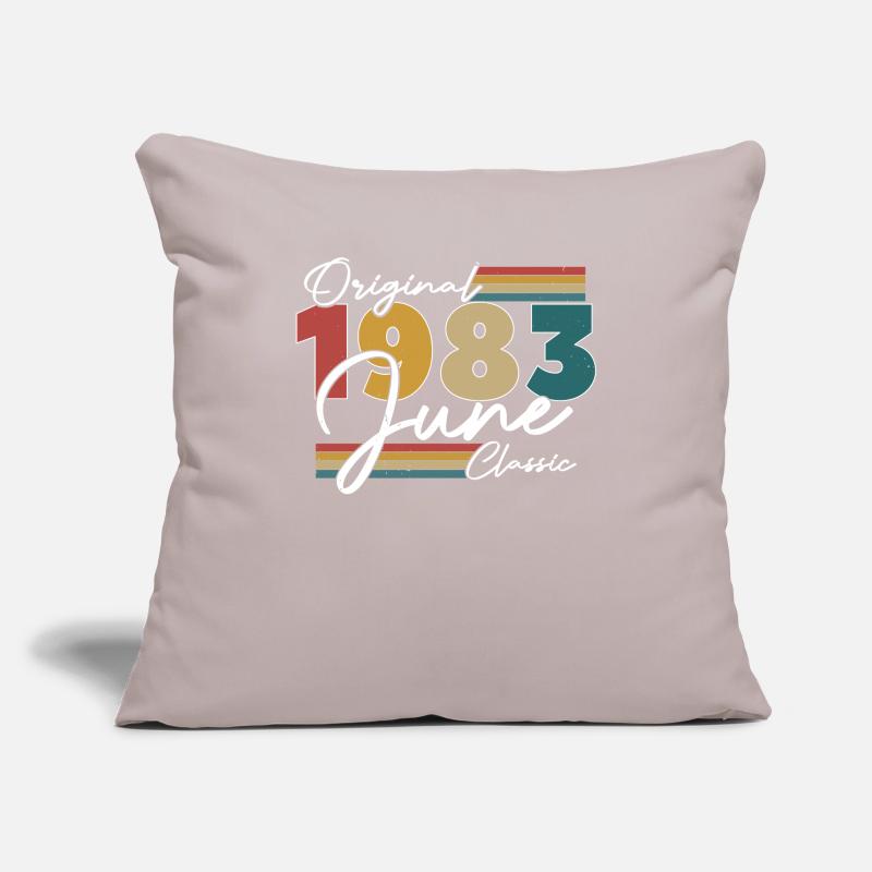 Geburtstagsgeschenk, geboren im Juni 1983 Sofakissenbezug 45 x 45 cm