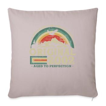 Original since 2002 Limited Edition - Sofa pillowcase 17,3'' x 17,3'' (45 x 45 cm) - light taupe - Front