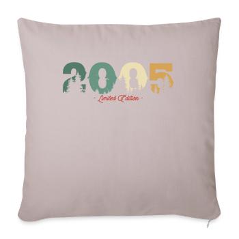 2005 limited edition - Sofa pillowcase 17,3'' x 17,3'' (45 x 45 cm) - light taupe - Front