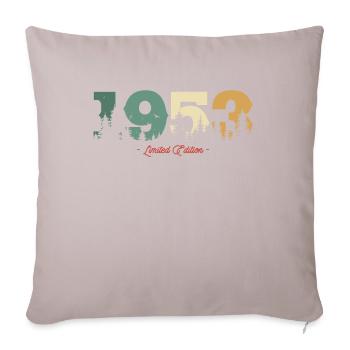 1953 limited edition - Sofa pillowcase 17,3'' x 17,3'' (45 x 45 cm) - light taupe - Front