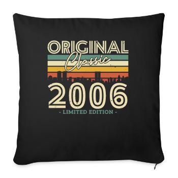 Originaler Klassiker 2006 - Limitierte Edition - Sofakissenbezug 45 x 45 cm - Schwarz - Vorne