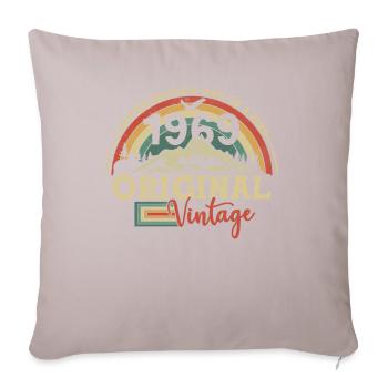 Millésime original 1969 - Housse de coussin décorative 45 x 45 cm - taupe clair - Devant