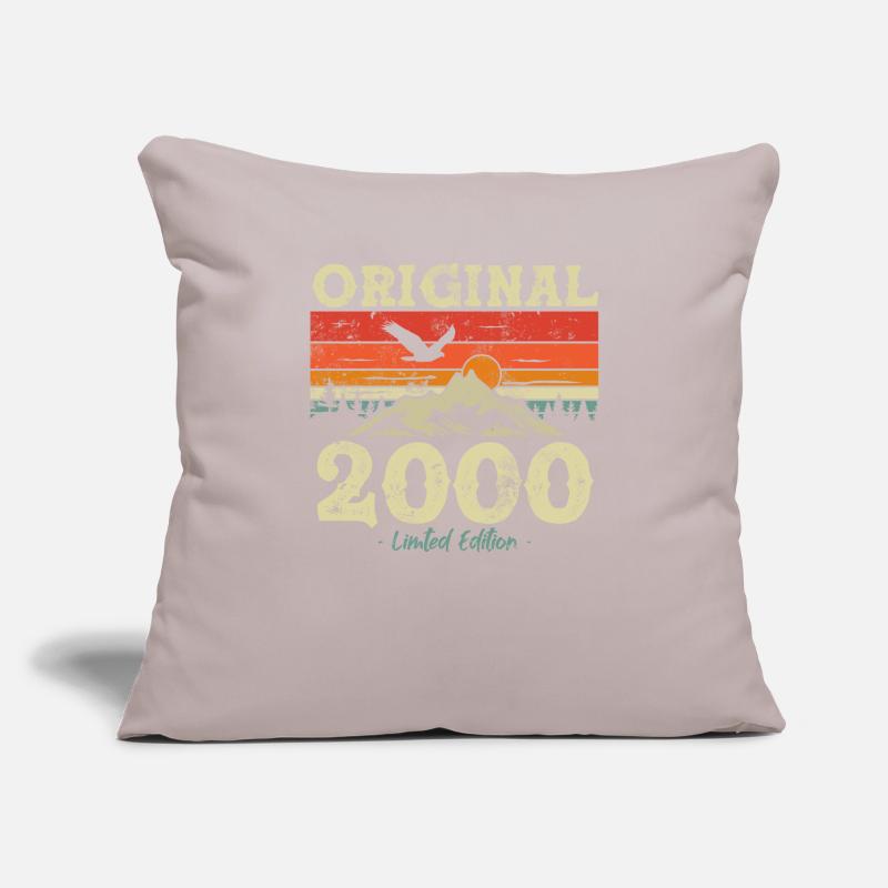 Birthday present 2000 23/24 years Sofa pillowcase 17,3'' x 17,3'' (45 x 45 cm)