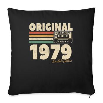 Legendary hits 1979 - Sofa pillowcase 17,3'' x 17,3'' (45 x 45 cm) - black - Front