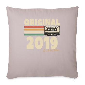 Vintage Birthday Gift 4/5 Years - Sofa pillowcase 17,3'' x 17,3'' (45 x 45 cm) - light taupe - Front