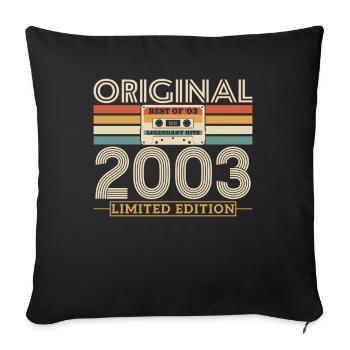 20th Anniversary Retro Limited Edition 2003 - Housse de coussin décorative 45 x 45 cm - noir - Devant
