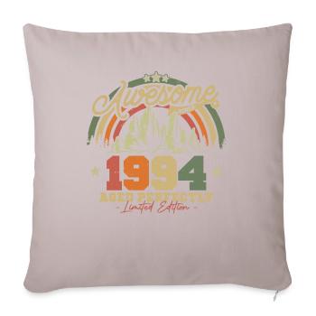 Vintage 1994 Cadeau d’anniversaire - Housse de coussin décorative 45 x 45 cm - taupe clair - Devant