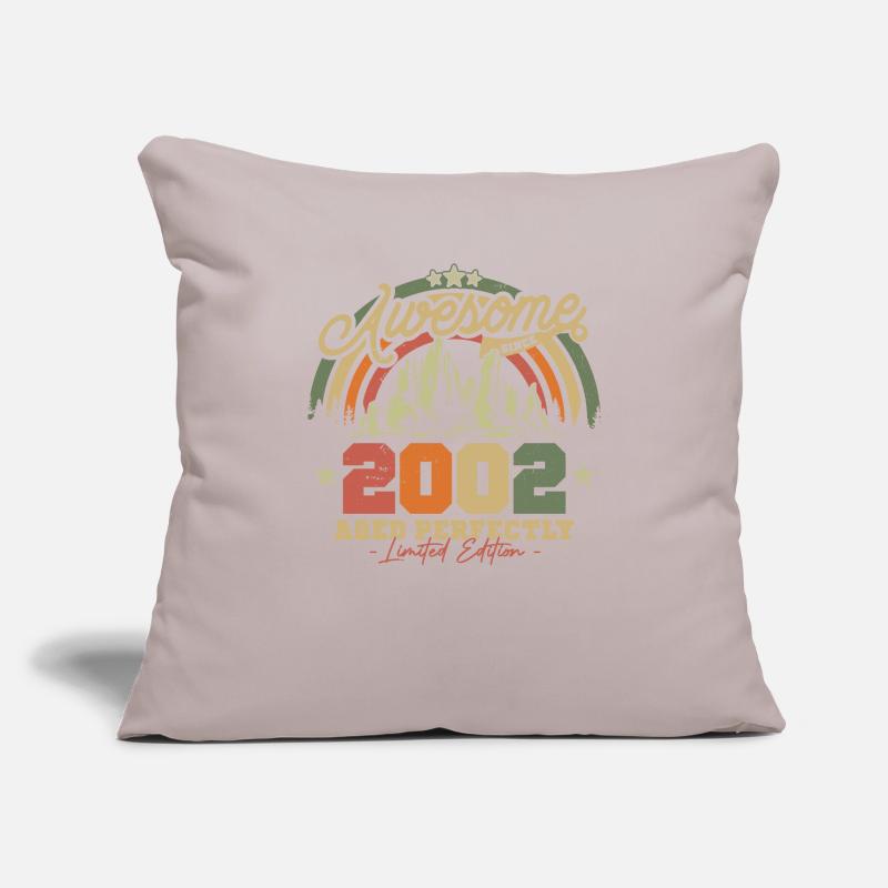 Vintage 2002 Gift, 21/22 Years Sofa pillowcase 17,3'' x 17,3'' (45 x 45 cm)