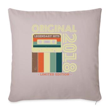 Vintage Gift 5-6 yrs. 2018 - Sofa pillowcase 17,3'' x 17,3'' (45 x 45 cm) - light taupe - Front