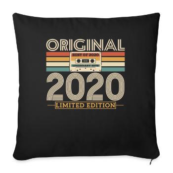2020 Legends - Sofakissenbezug 45 x 45 cm - Schwarz - Vorne