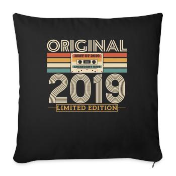 Legends of 2019 - Sofa pillowcase 17,3'' x 17,3'' (45 x 45 cm) - black - Front