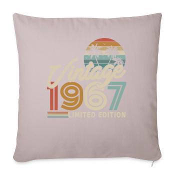 Legendary 1967 vintage - Sofa pillowcase 17,3'' x 17,3'' (45 x 45 cm) - light taupe - Front