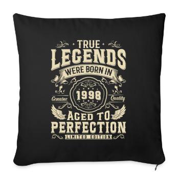 Legends of '98 - Sofa pillowcase 17,3'' x 17,3'' (45 x 45 cm) - black - Front