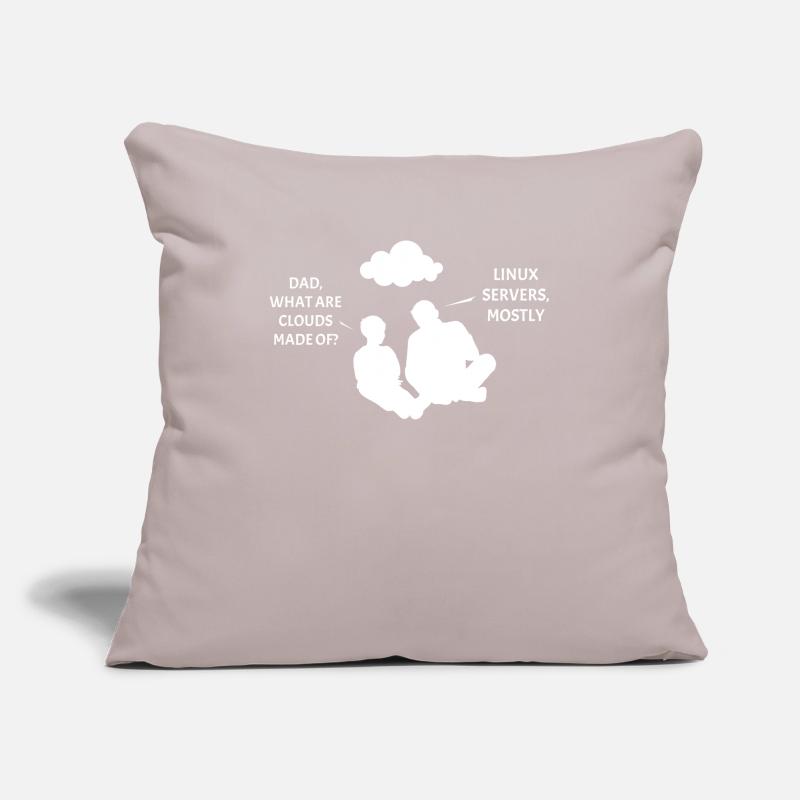 Serveur Linux Cloudscape Housse de coussin décorative 45 x 45 cm