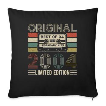 2004 - Millésime Légendaire - Housse de coussin décorative 45 x 45 cm - noir - Devant