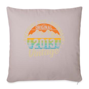 Birthday 2013 - Sofa pillowcase 17,3'' x 17,3'' (45 x 45 cm) - light taupe - Front