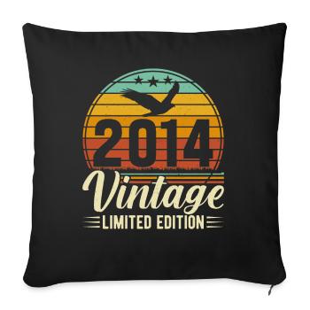 Original 2014 - 10e anniversaire - Housse de coussin décorative 45 x 45 cm - noir - Devant