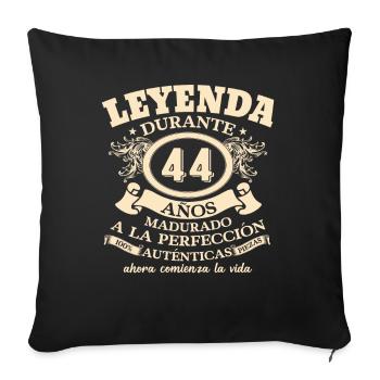 Vintage 44 - Regalo Cumpleaños - Sofakissenbezug 45 x 45 cm - Schwarz - Vorne