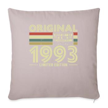30. Geburtstag Vintage Retro Shirt 1993 Geschenkid - Sofakissenbezug 45 x 45 cm - helles Taupe - Vorne
