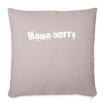 Délice de Maman - Housse de coussin décorative 45 x 45 cm - taupe clair - Devant