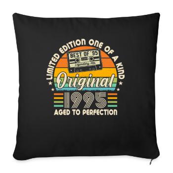 Legends of '95 - Sofa pillowcase 17,3'' x 17,3'' (45 x 45 cm) - black - Front