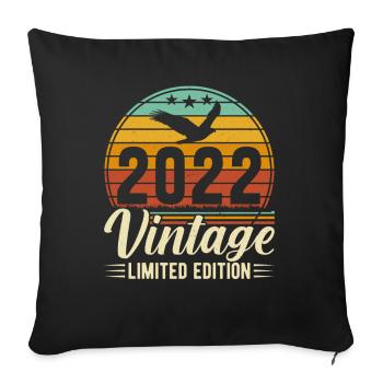 Millésime 2022 Légendes - Housse de coussin décorative 45 x 45 cm - noir - Devant