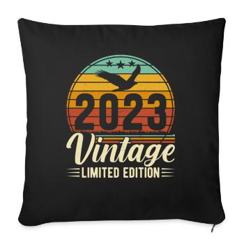 Légendes de 2023 - Housse de coussin décorative 45 x 45 cm - noir - Devant