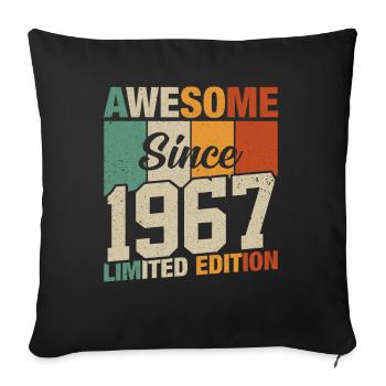 Born Legends 1967 - Sofa pillowcase 17,3'' x 17,3'' (45 x 45 cm) - black - Front
