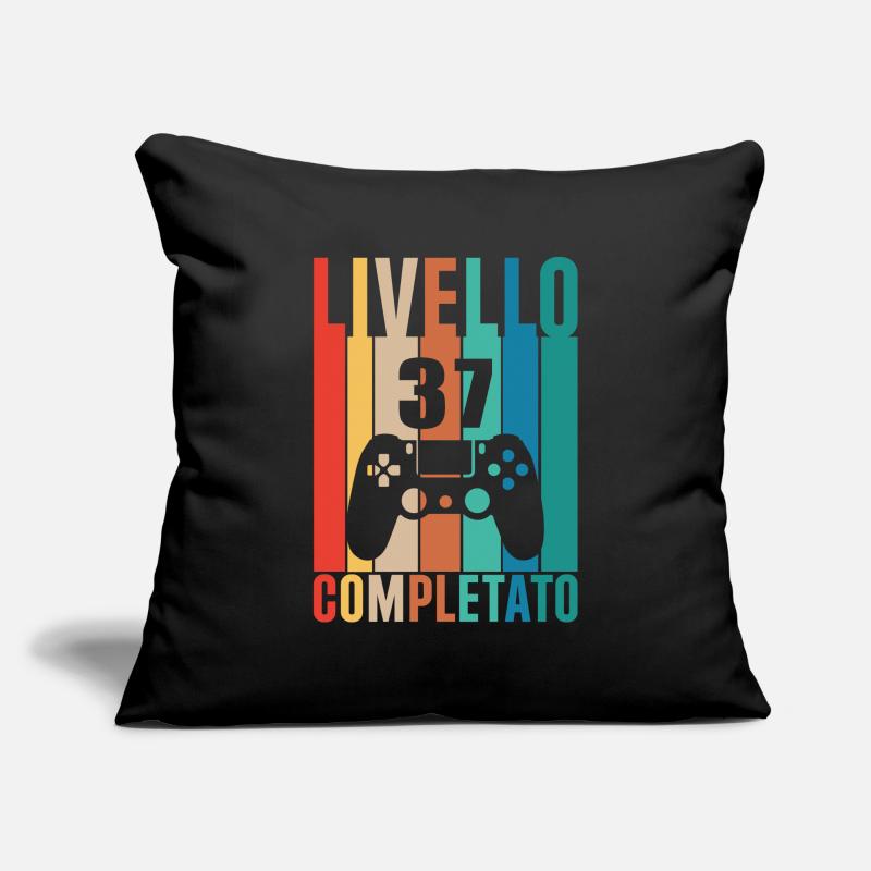 Niveau 37 Housse de coussin décorative 45 x 45 cm
