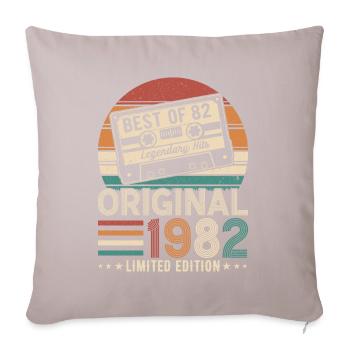 Born legends 1982 - Sofa pillowcase 17,3'' x 17,3'' (45 x 45 cm) - light taupe - Front
